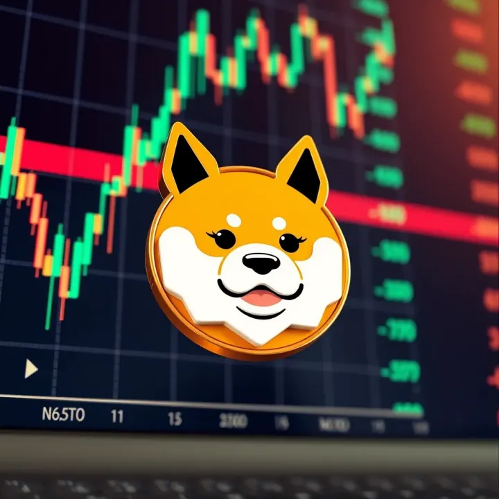 Graph showing fluctuating price trends of Baby Doge Coin in a digital market setting
