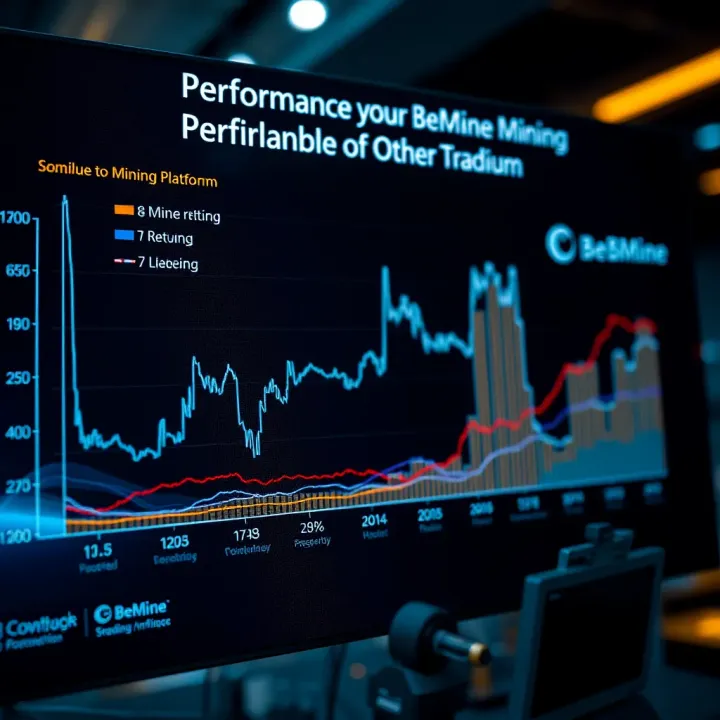 Performance Comparison Between BeMine and Other Mining Platforms Graph comparing performance and returns of BeMine mining with other cryptocurrency mining platforms