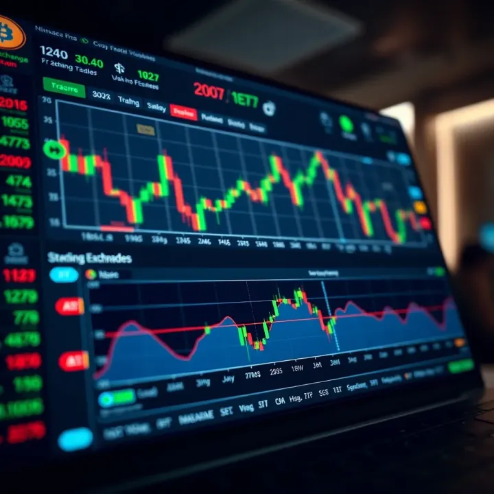 Secure cryptocurrency trading interface on Bitcoiva Exchange platform
