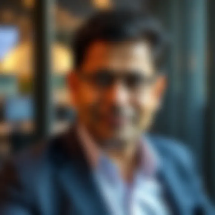 Graphic representation of Anil Kumar Goel's career milestones and leadership roles