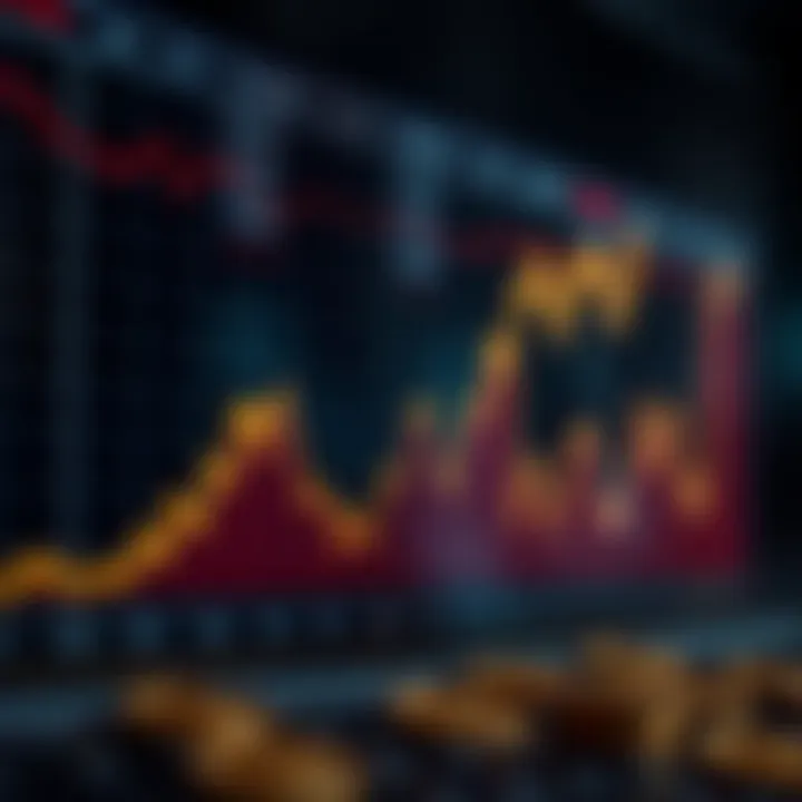 Graph showing fluctuations and upward trends in Ape Coin market value over time