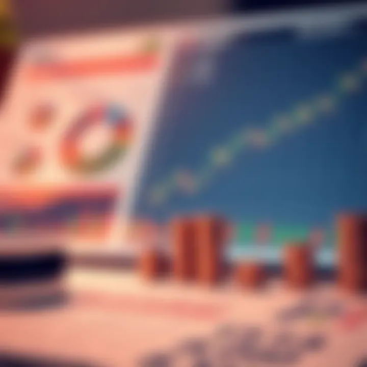 Detailed financial report with charts and expert predictions influencing Bajaj Finance stock valuation