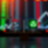 Conceptual graphic illustrating benefits and risks of binary options trading with regulatory symbols