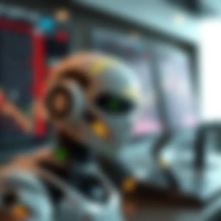 Visual representation of benefits and risks associated with using binary trading bots in financial markets.