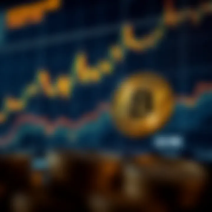 Graph illustrating Bitcoin price fluctuations and market trends over time