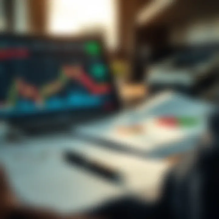 Effective Trading Strategies and Risk Management in Proprietary Trading Illustration of strategic planning with charts and graphs highlighting trading strategies and risk management