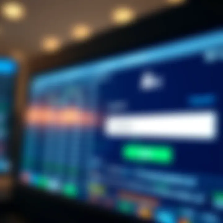 User interface of BotBro Biz showing login screen with username and password fields