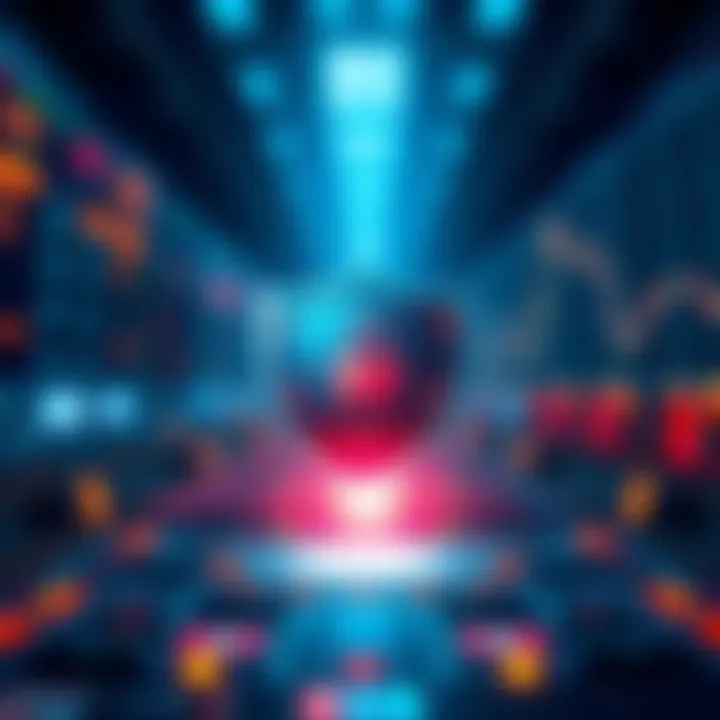 Illustration showing security shield and digital locks symbolizing online trading protection