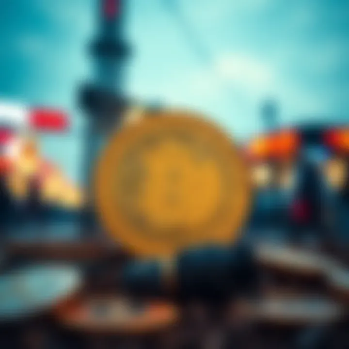 Illustration of factors influencing Dogecoin value including market trends and expert opinions