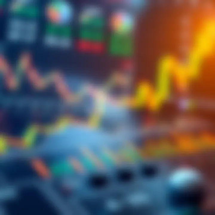 Illustration of economic indicators influencing core price forecasts with data charts