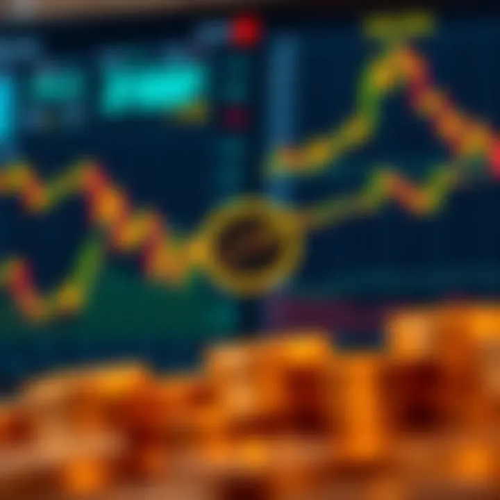 Conceptual illustration of cryptocurrency market analysis with charts and expert insights
