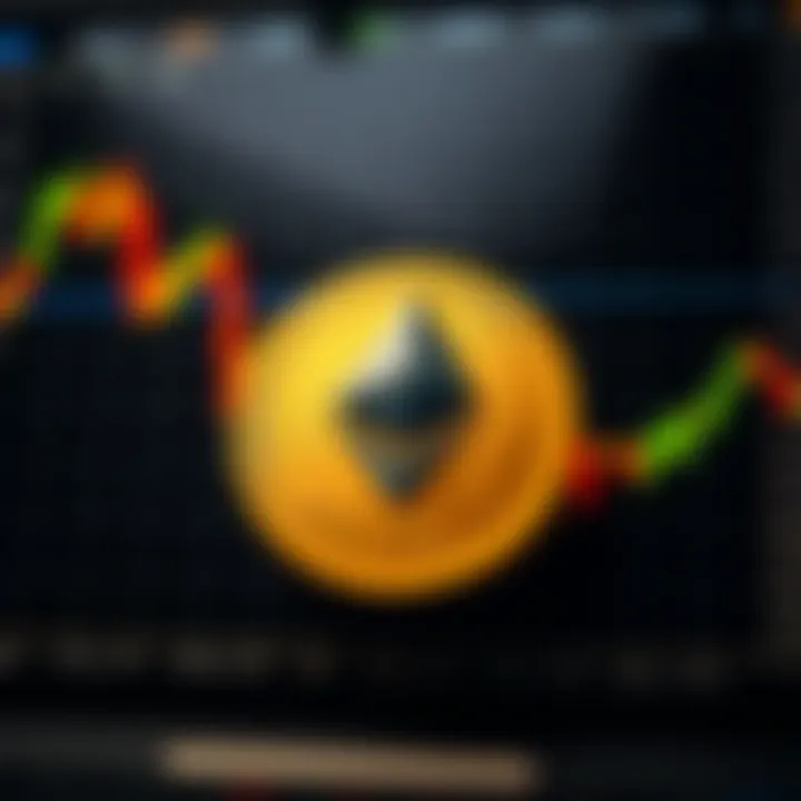 Cryptocurrency market chart highlighting factors influencing Ethereum's price movement