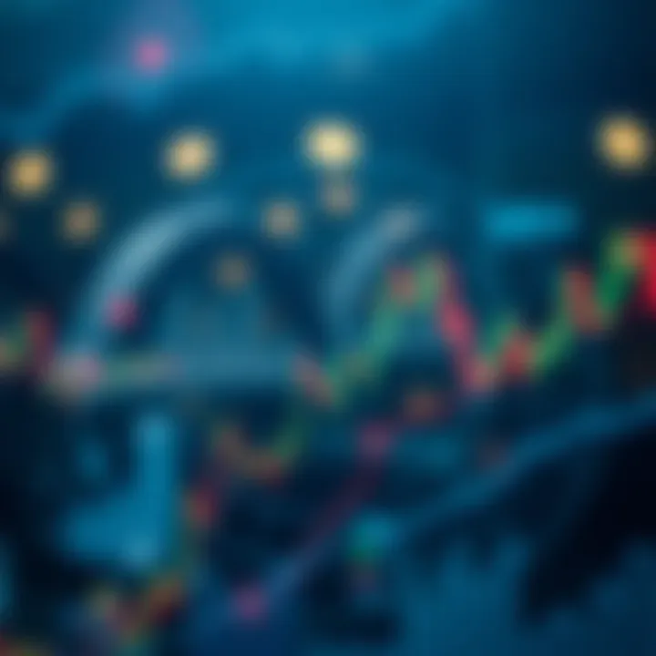 Global economic indicators affecting EUR/USD exchange with data overlays