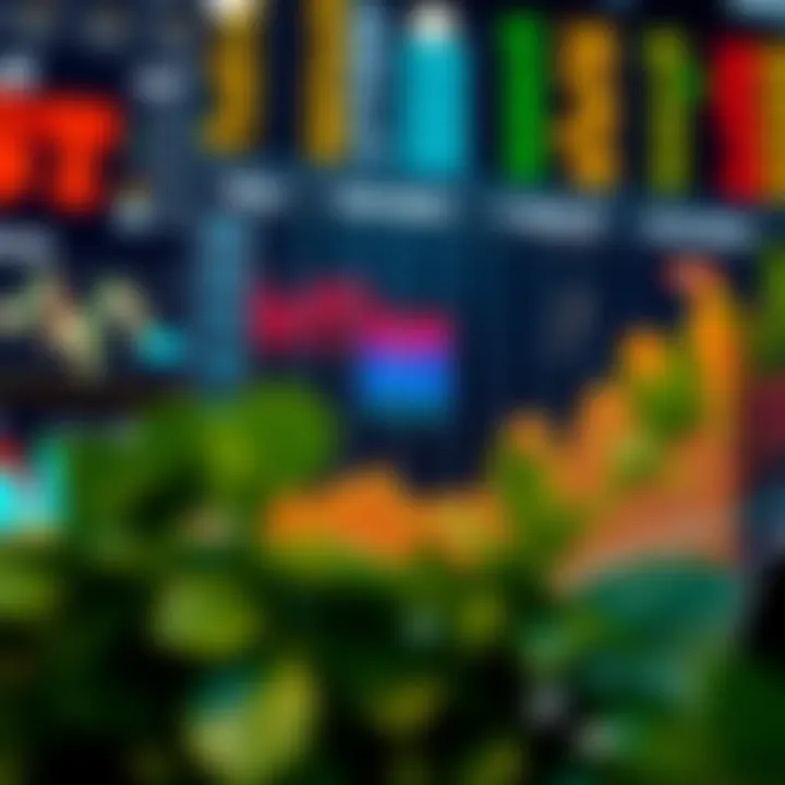 Chart illustrating external market factors influencing Reliance Industries stock performance