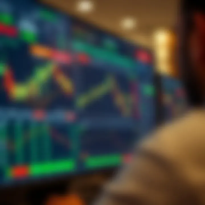 Interface displaying various forex currency pairs with price charts on Quotex trading platform