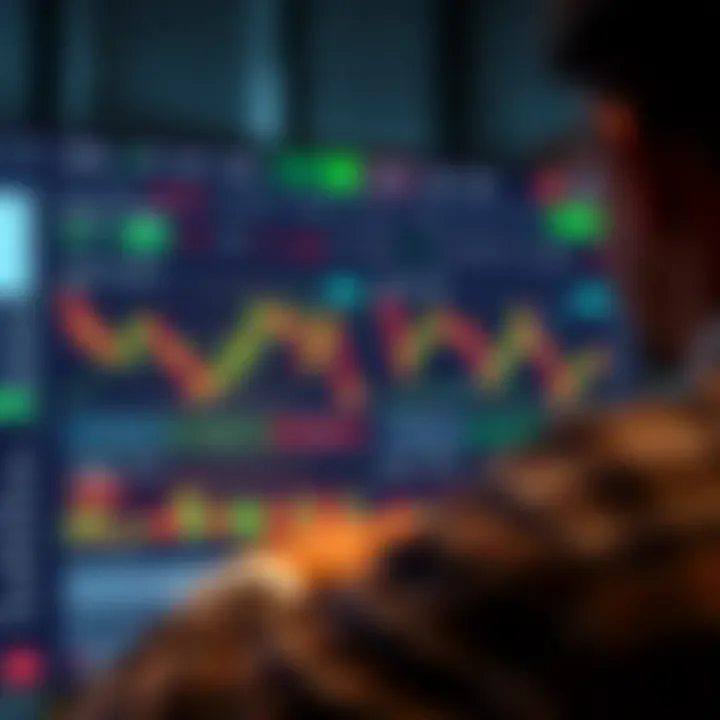 Screenshot of Quotex trading platform interface showing real-time charts and trading options