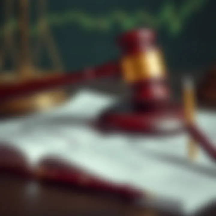 Legal Framework for Online Trading Platforms in India Illustration of a gavel and legal documents representing online trading regulations in India