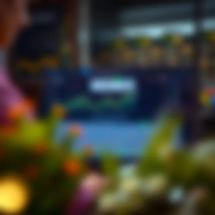 Dashboard showcasing trading tools and features available after login