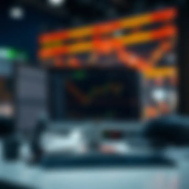 Interface of Quotex trading platform showing various tools and features