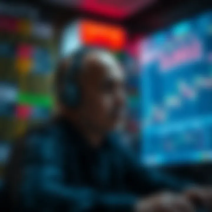 Visual representation of digital trading risks and secure practices for Indian traders