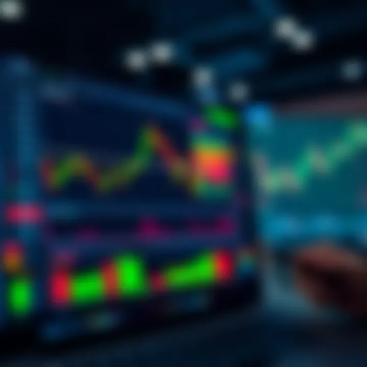 User interface of QXBroker trading platform showcasing charts and market data