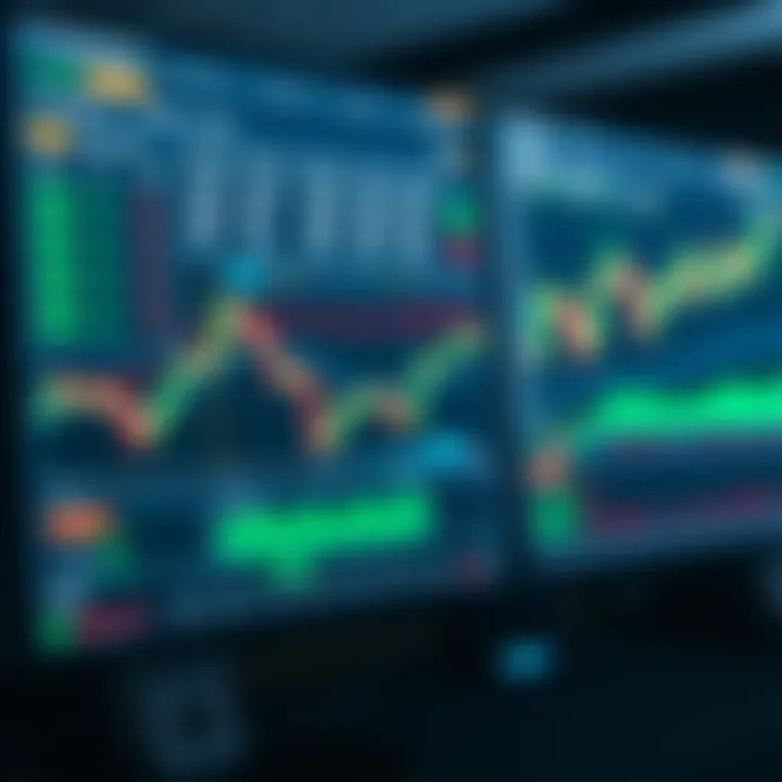 Screenshot of QXBroker trading platform interface showing market charts and trading options