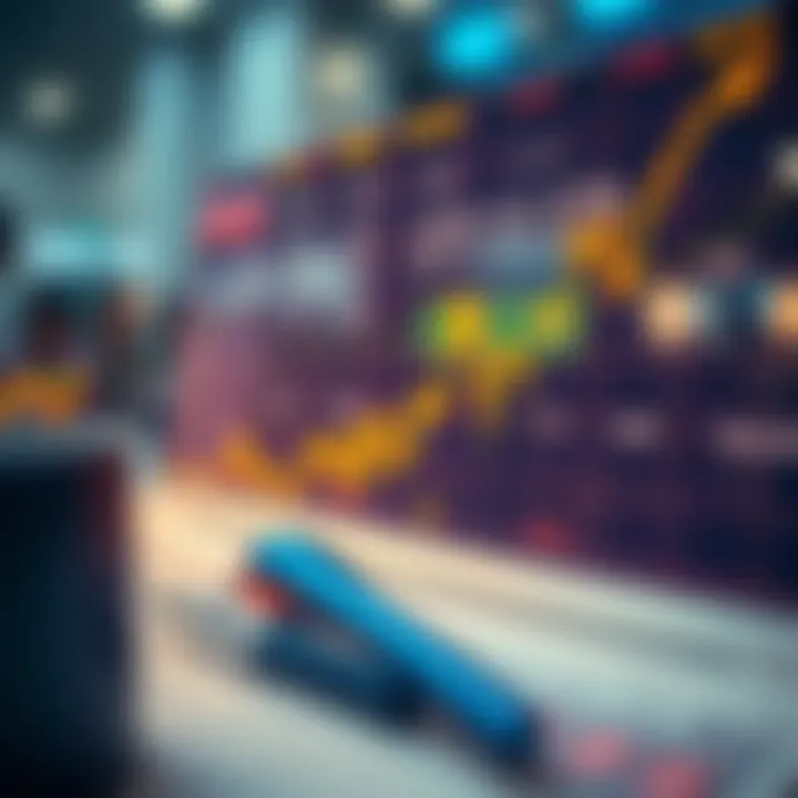 Graph showing historical stock performance and financial growth trends of Reliance Industries