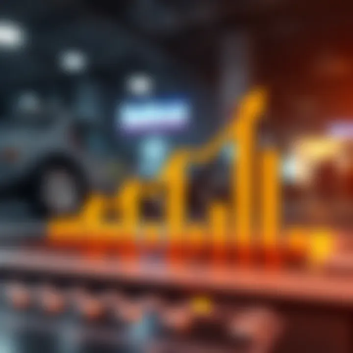 Graph illustrating the projected growth trends of Reliance Power stock in the energy market