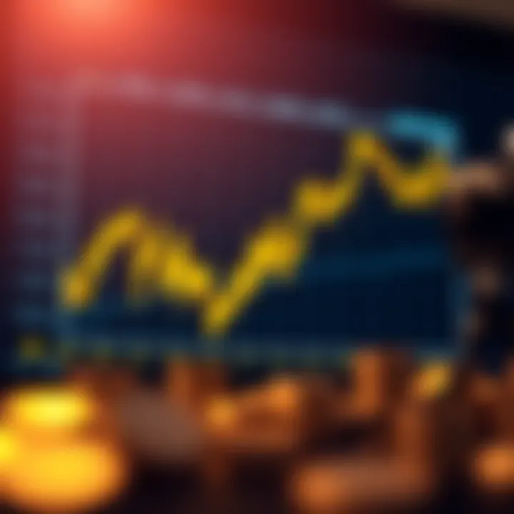 Graph depicting recent trends in Reliance Industries share price over time