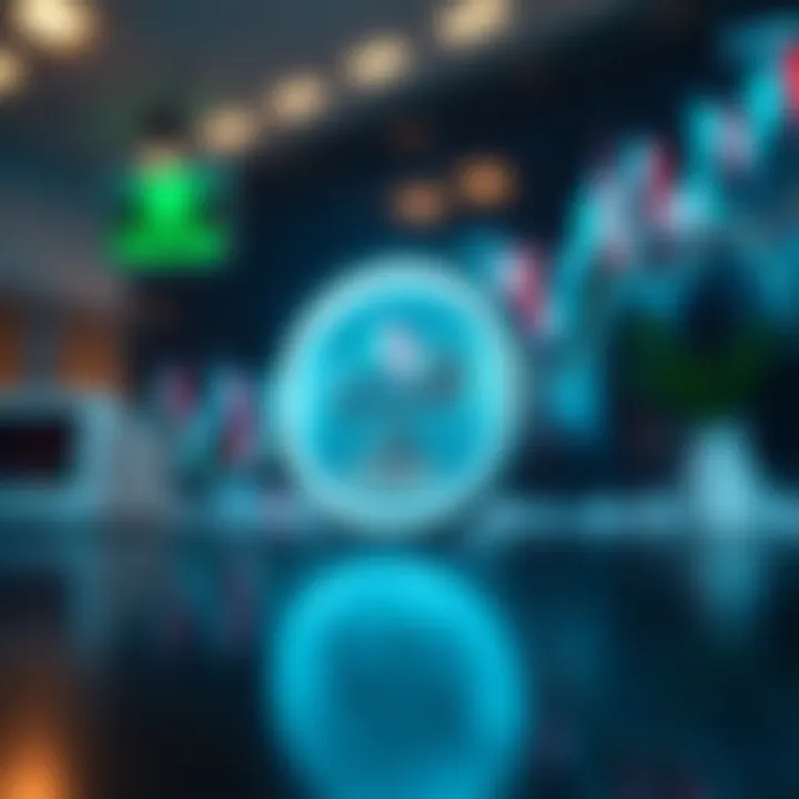 Graph showing Ripple coin price fluctuations over time with market trend indicators