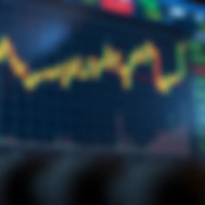 Graph showing the fluctuating price trends of Ripple XRP cryptocurrency over time