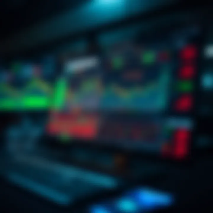 Overview of Coinstore Exchange user interface showing trading charts and options for spot and futures trading