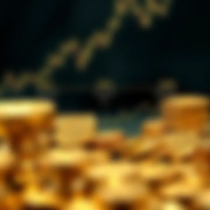 Graph showing factors influencing gold price fluctuations in India
