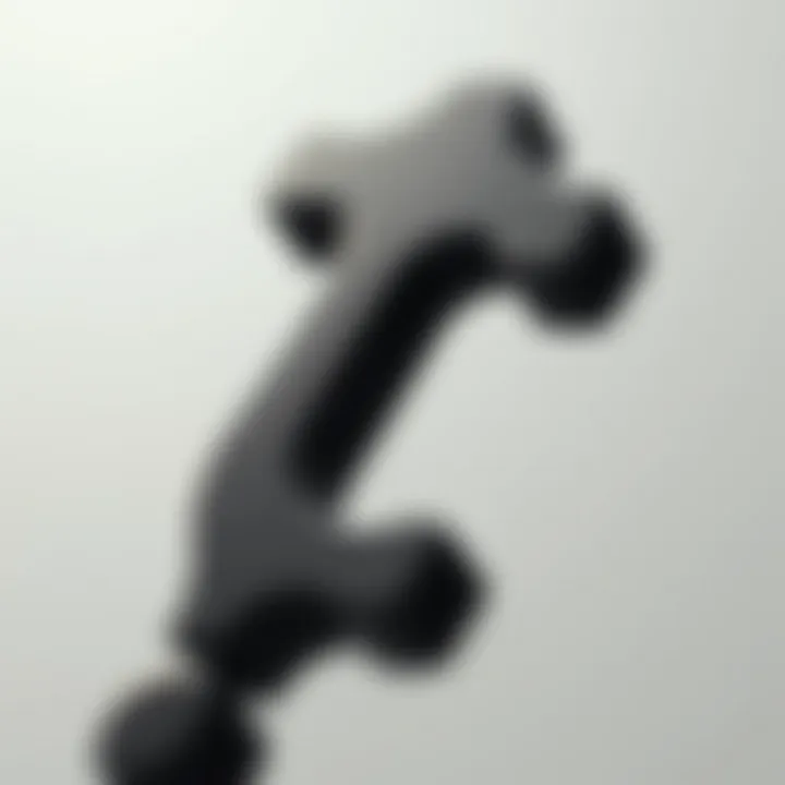 The Distinctive Shape of the Question Mark Close-up of a bold question mark symbol highlighting its curved shape and dot