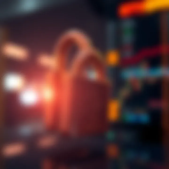 Visual representation of safeguarding credentials and enhancing account protection