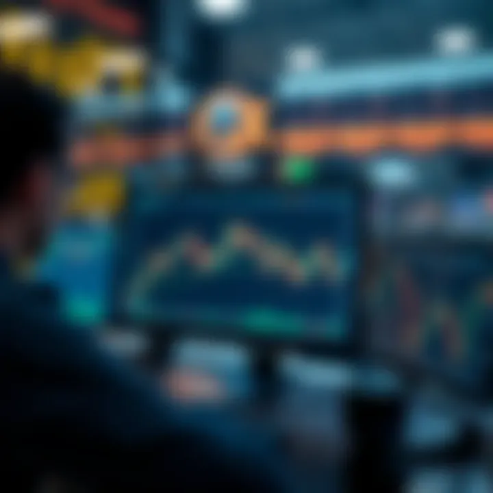 Illustration of trading strategies and technology tools used in QX trading for market analysis