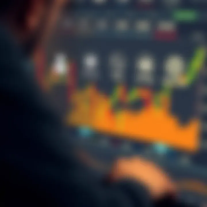 Illustration of secure digital trading platform showing forex broker services and compliance icons
