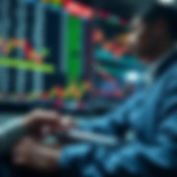 Visual representation of secure forex trading with authorized mobile applications