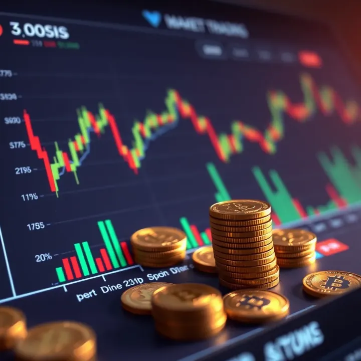 Comparison chart highlighting Dash and other major cryptocurrencies' market performance