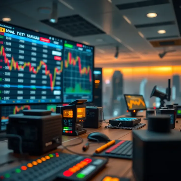 Visual representation of risk management strategies and regulatory framework for derivative trading in India
