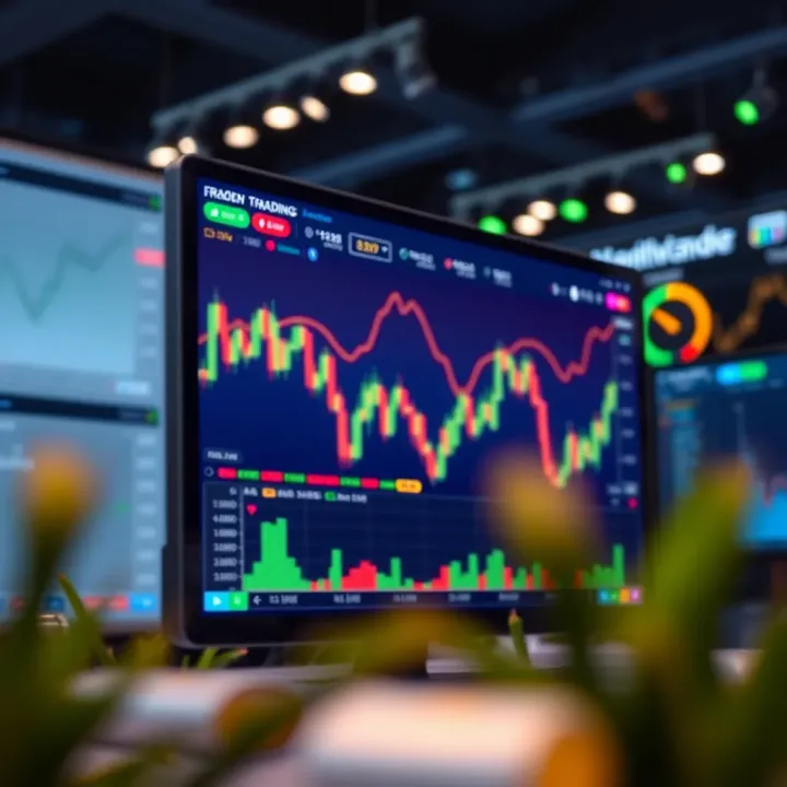 Advanced trading platform interface displaying diverse financial products
