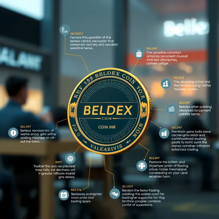 Detailed infographic showing factors influencing Beldex coin value in the Indian crypto market