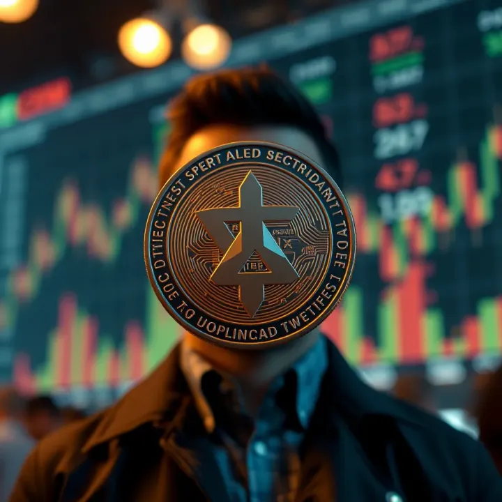 Illustration of market sentiment indicators and expert opinions influencing cryptocurrency investments