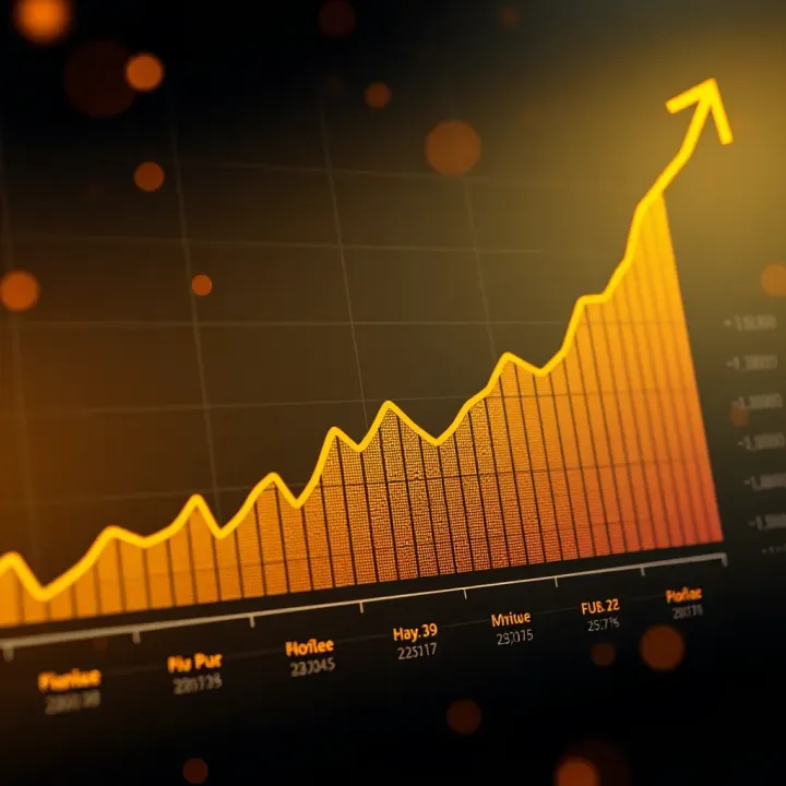 Projected Growth Trends of Reliance Industries’ Share Price Graph depicting the growth trends and projections of Reliance Industries’ stock value influenced by various economic and market factors