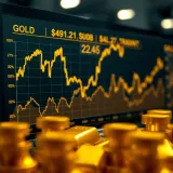 Graph showing trends in gold prices influenced by global economic factors