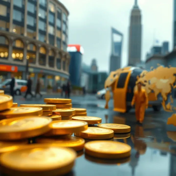 Visual representation of geopolitical impact on gold market dynamics