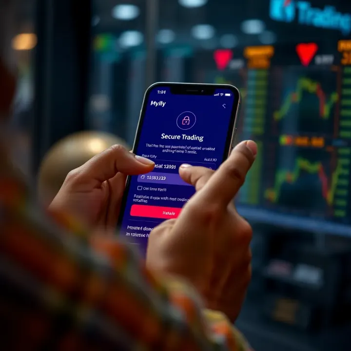 User navigating through a secure app installation screen on a smartphone