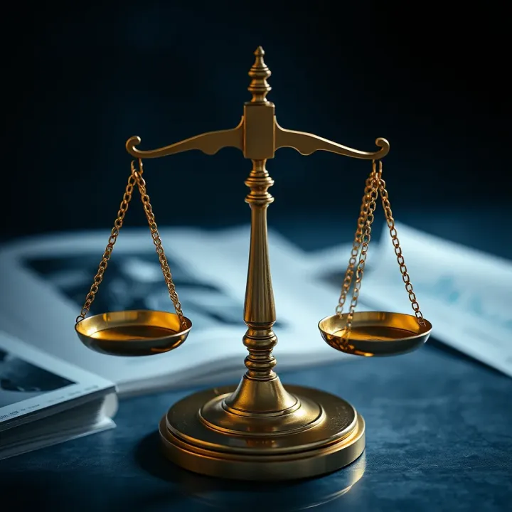 Legal scales balancing cryptocurrency regulations and foreign trading platforms in India