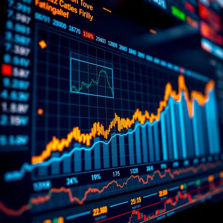 Graph showing upward trend in forex trading within Indian financial markets