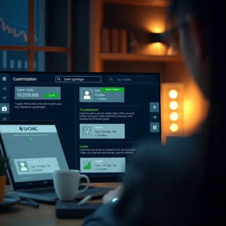 Illustration showing customization options and troubleshooting tips for Quotex PNG files on multiple devices
